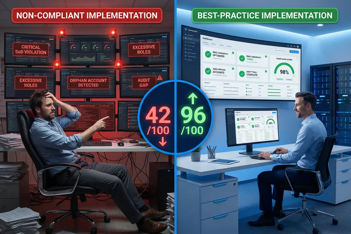 Quality Comparison: Non-Compliant vs Best-Practice Implementation
