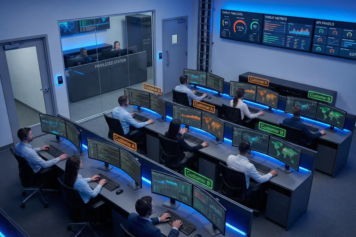 MSSP Multi-Tenant SOC Operations